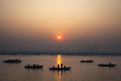 Boats on the Ganges
