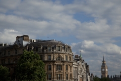 Big Ben as seen from Trafalger Square in London, England.